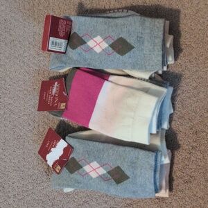 9 pairs of Merona Casual Crew Socks (Size 4-10) NWT